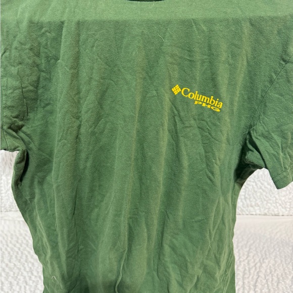 Columbia Other - Columbia Green Crewneck Tee with White Logo